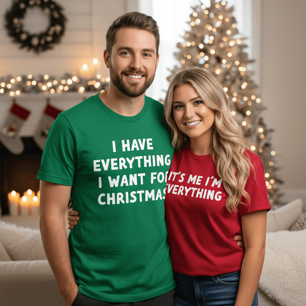 I HAVE EVERYTHING... MATCHING COUPLES TEES